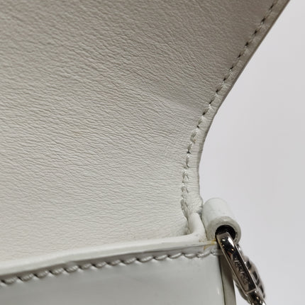 Prada Cleo Flap White Leather Shoulder bag