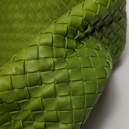 Bottega Veneta Garda Avocado Green Intrecciato Nappa Leather Large 33cm