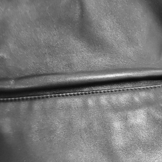 Sold Fendi Baguette Black Lambskin Leather Shoulder Bag