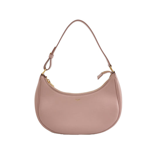 Celine Ava Hobo Pastel Pink Leather Shoulder Bag-Luxbags