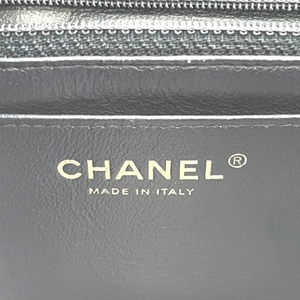 Chanel Classic Flap Mini Rectangular Navy Lambskin Leather Gold Hardware, 2020