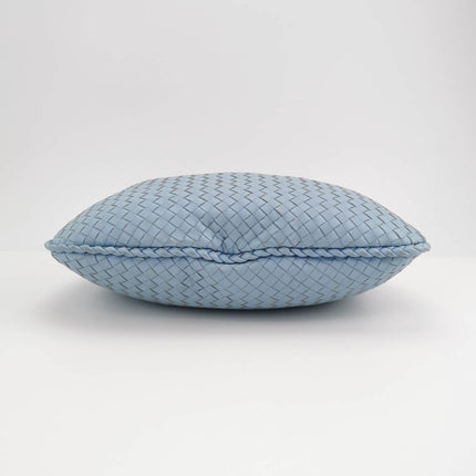 Bottega Veneta Veneta Hobo Medium Baby Blue Intrecciato Leather Bag 43cm