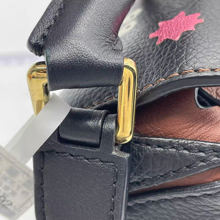 Loewe x Studio Ghibli Collection Susuwatari Mini Puzzle Brown Crossbody Bag