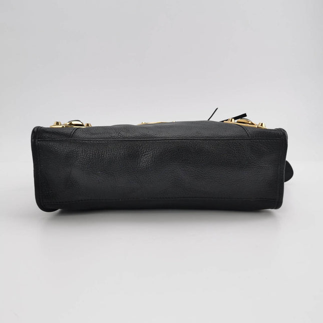 Sold Balenciaga City Bag Black with Gold hardware Small Crossbody Bag
