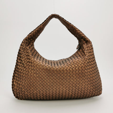 Bottega Veneta Veneta Hobo Metallic Copper Leather Large 47cm