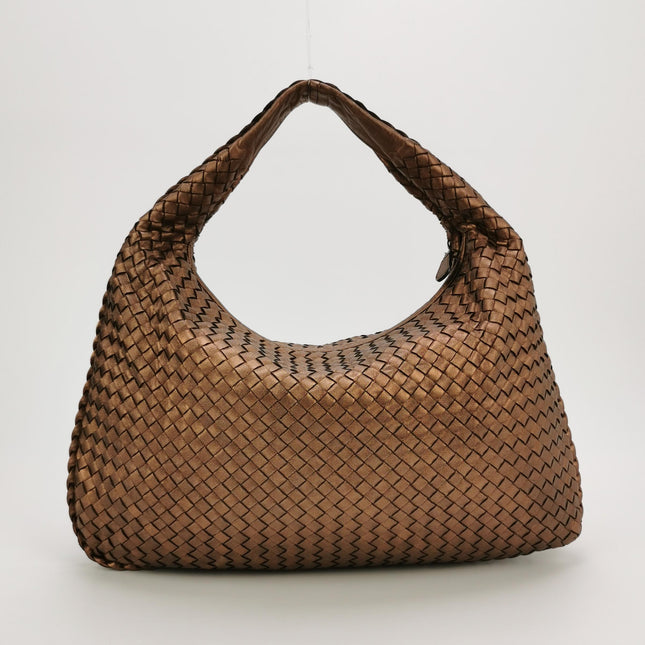 Bottega Veneta Veneta Hobo Metallic Copper Leather Large 47cm