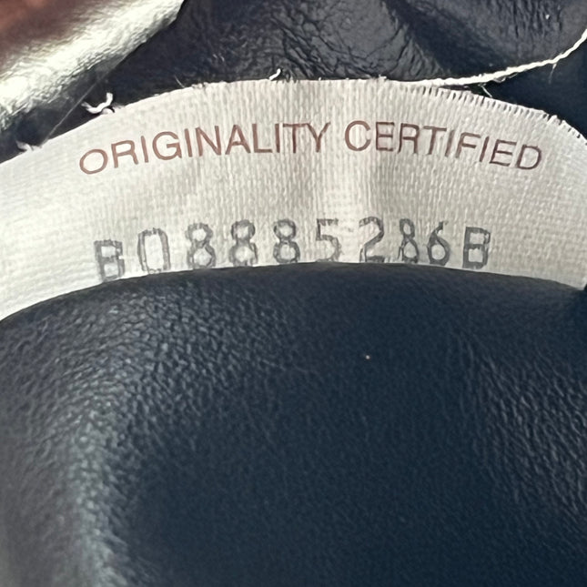 Bottega Veneta Pouch Mini Silver Leather Tree Trunk Pattern Crossbody Bag