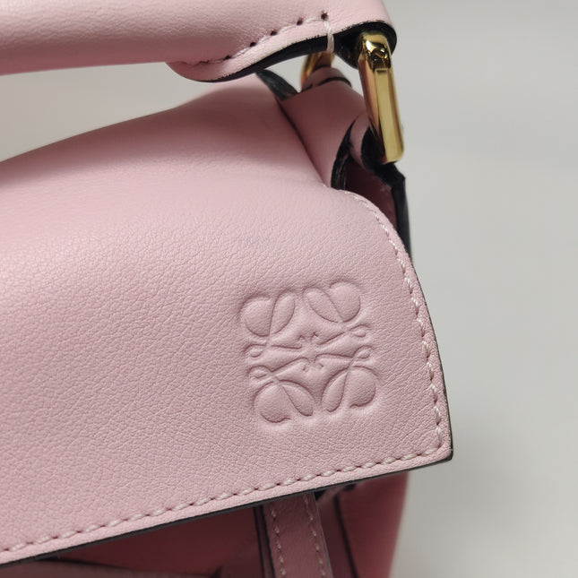Loewe Puzzle Small Tricolor Pink Crossbody Bag