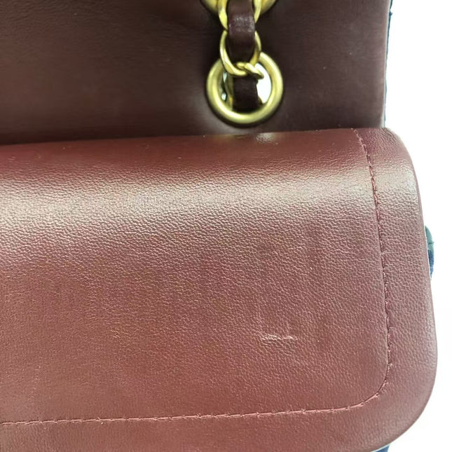 Chanel Medium Classic Double Flap Bag Métiers d'Art Paris-Hamburg 2018 Wool Nautical Charms