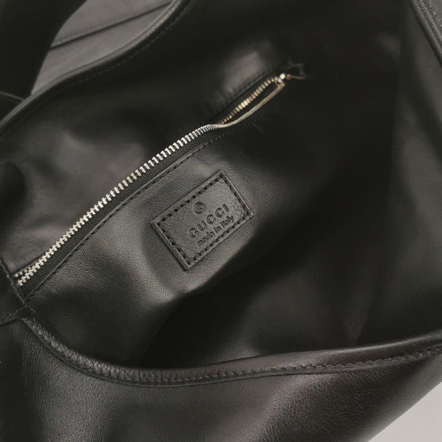 Gucci Jackie 1961 Large Black Calfskin Leather With Long Strap