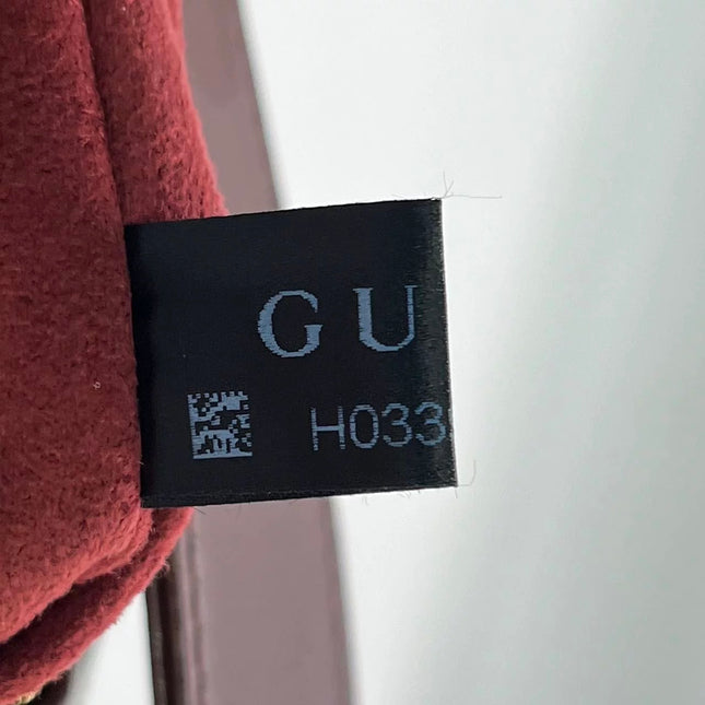 Gucci Jackie 1961 Small Burgundy Suede and Leather Bag