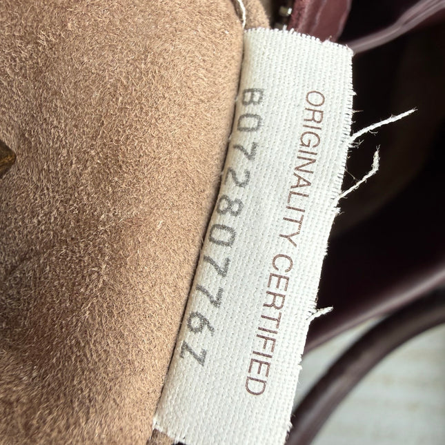 Bottega Veneta Roma Burgundy Intrecciato Nappa Leather Large 35cm