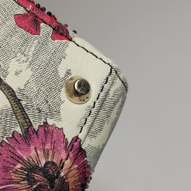 Lady Dior Mini Embroidered Phoenix Cloth Multicolor Handbag
