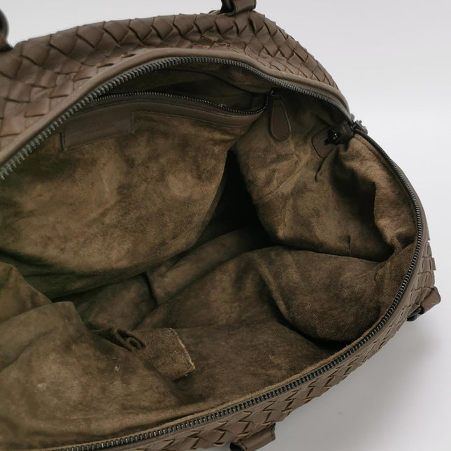 Bottega Veneta Maxi Convertible Tote Dark Chocolate Brown Leather 50cm