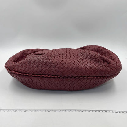 Sold Bottega Veneta Belly Hobo Intrecciato Burgundy Large 50cm