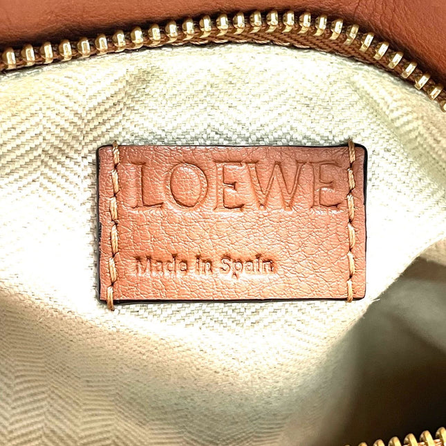 Loewe x William De Morgan Puzzle Small Embroidered Brown Yellow Multicolor