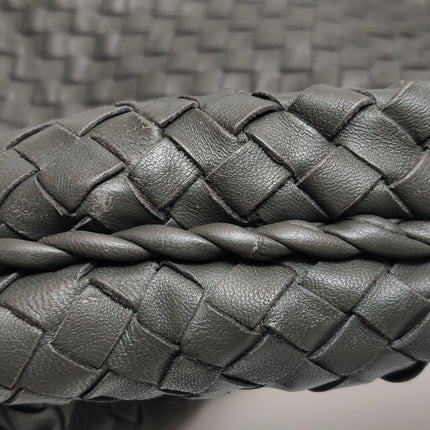 Bottega Veneta Hobo Bag Lambskin leather Dark Grey Large 47cm
