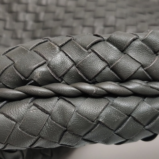 Bottega Veneta Hobo Bag Lambskin leather Dark Grey Large 47cm