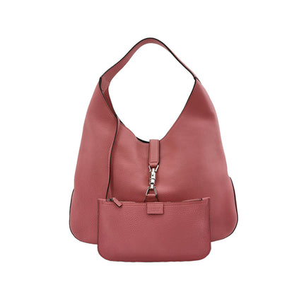 Gucci Jackie 1961 Soft Rose Pink Leather Bag Medium-Luxbags