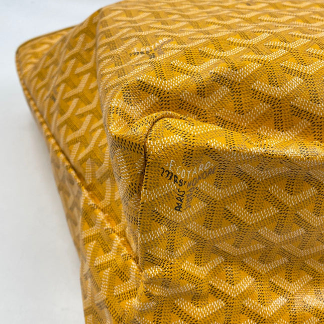 Sold Goyard Saint Louis Tote 2014 PM Medium Yellow