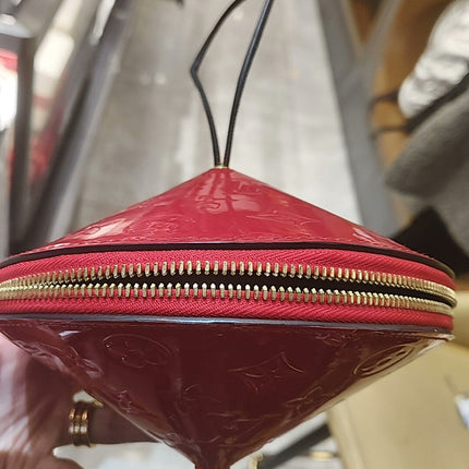 Louis Vuitton Toupie Red Patent Leather Crossbody Bag