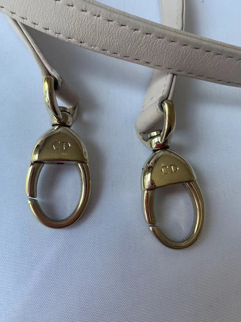 Sold Lady Dior Pink Cannage Leather Medium