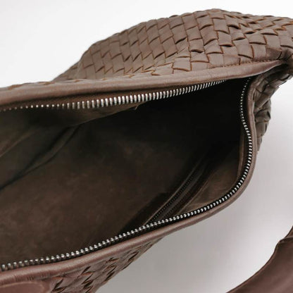 Bottega Veneta Belly Hobo Intrecciato Lambskin Leather Milk Chocolate Brown Medium 40cm