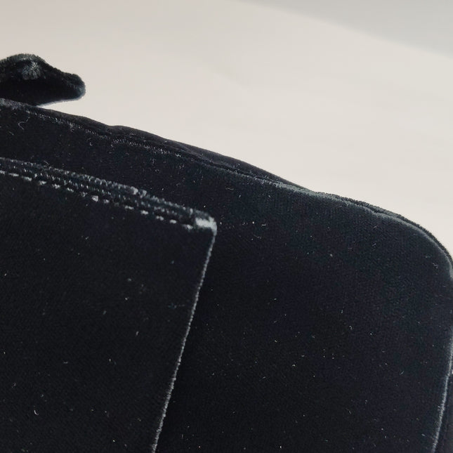 Fendi Baguette Vintage Rare Black Velvet with Gold Metal Tassles