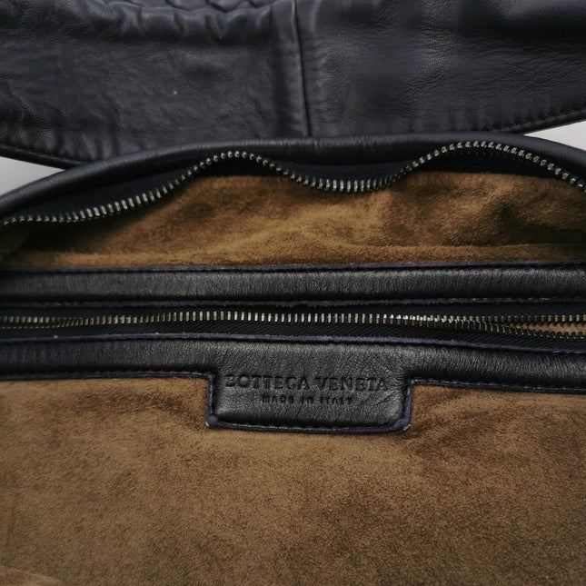 Bottega Veneta Veneta Hobo Midnight Navy Leather Bag Maxi 50cm