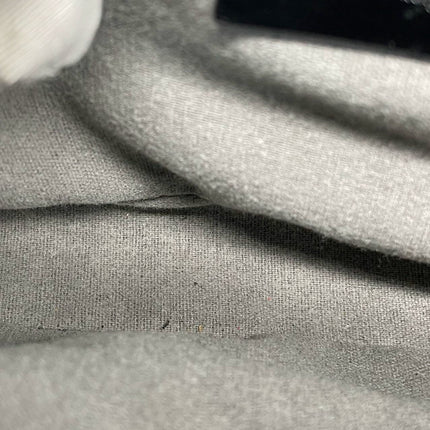 Gucci Vintage Black Leather Shoulder Bag Jumbo Square G Logo