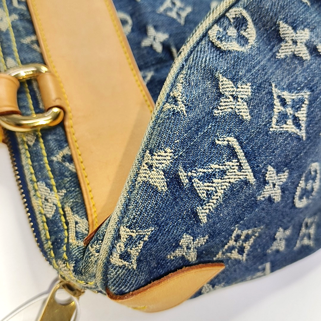 Louis Vuitton Blue Denim Neo Speedy Boston Bag