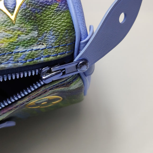 Louis Vuitton x Jeff Koons Speedy 30 Monet Water Lilies Top Handle Bag