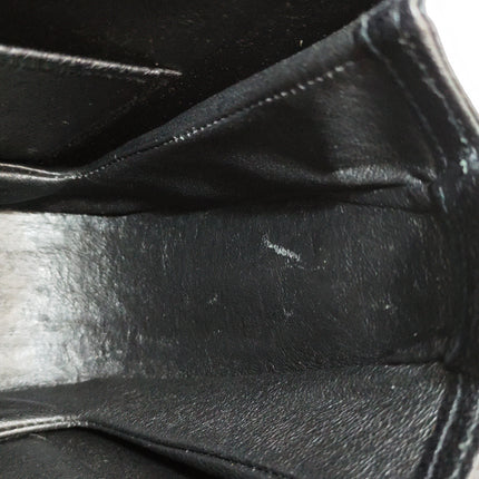 Gucci Bamboo 1947 Small Black Grained Leather Top Handle Bag