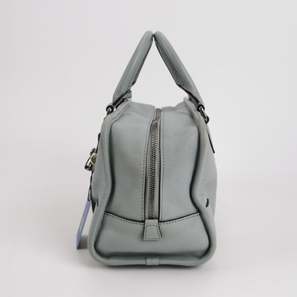 Loewe Amazona 29 Blue Leather Elephant Lock Silver-tone Hardware