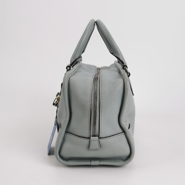 Loewe Amazona 29 Blue Leather Elephant Lock Silver-tone Hardware