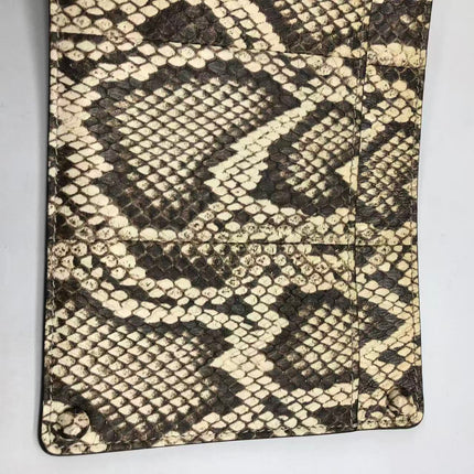 Fendi Peekaboo ISeeU Sellier Small Grey Leather with Python Skin Trimming