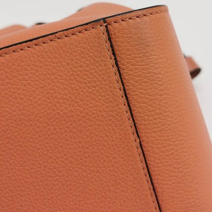 Loewe Hammock Mini Caramel Calfskin Leather Top Handle Crossbody Bag