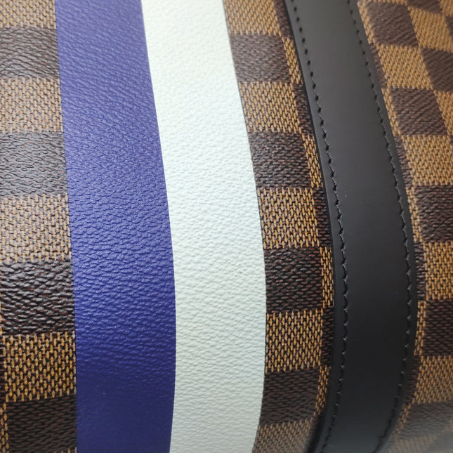 Louis Vuitton Savannah Keepall 45 Bandouliere Giraffe on Brown Damier Canvas