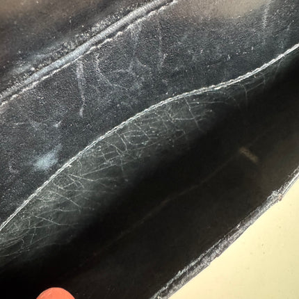 Vintage Burgundy Crocodile Leather Gold-tone Hardware Clutch Shoulder Bag