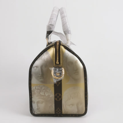 Louis Vuitton Speedy 25 Bandouliere Fornasetti Museum Gold