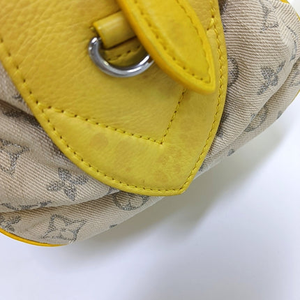 Louis Vuitton Neo Papillon Revelation GM Beige and Canvas Yellow Leather with Strap