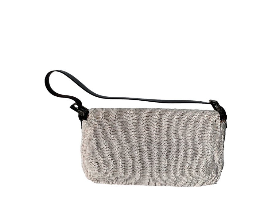 Sold FENDI Baguette White beads