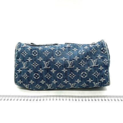 Sold LV Louis Vuitton Denim Neo Speedy Boston Bag