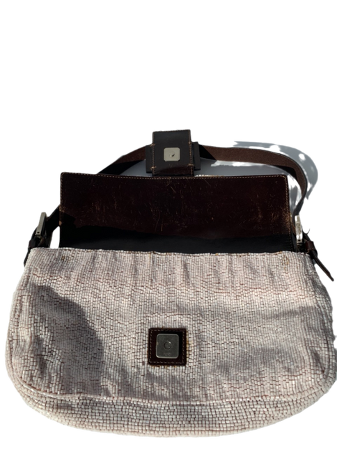 Sold FENDI Baguette White beads