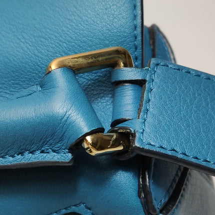 Loewe x Spirited Away Studio Ghibli Collection Puzzle Small Blue Crossbody Bag