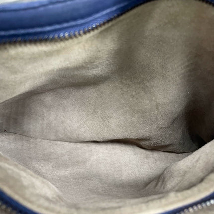 Bottega Veneta Belly Hobo Intrecciato Leather Navy Large 45