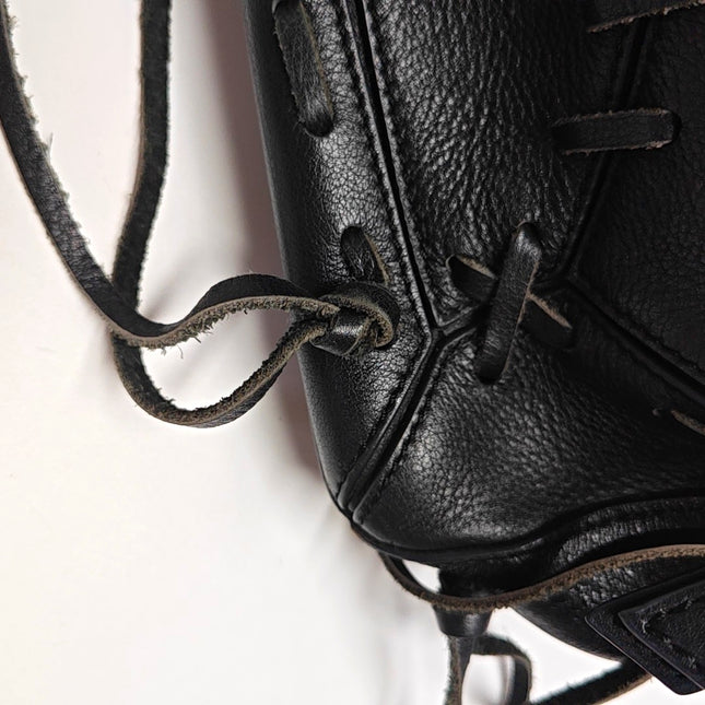 Loewe Puzzle Medium Black Whipstitch Leather Crossbody Bag