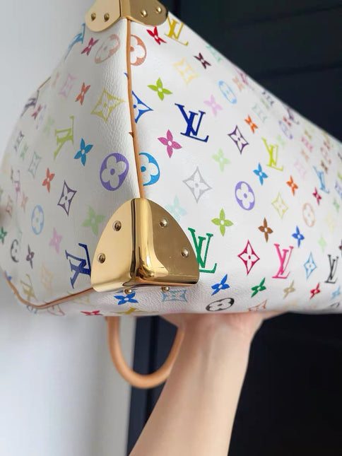 Louis Vuitton x Takashi Murakami Speedy 40 White Multicolor