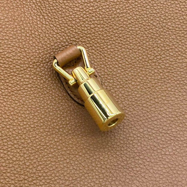 Sac porté épaule large Gucci Jackie 1961 camel avec bandoulière