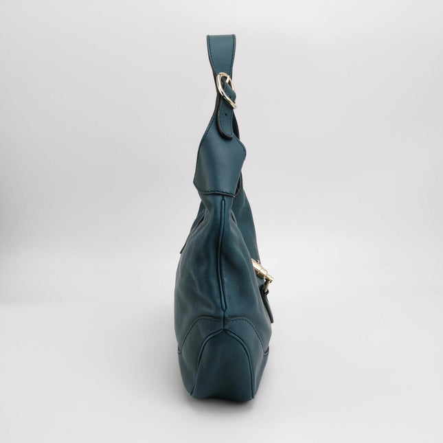 Sold Gucci Jackie 1961 Soft Navy Leather Bag Medium